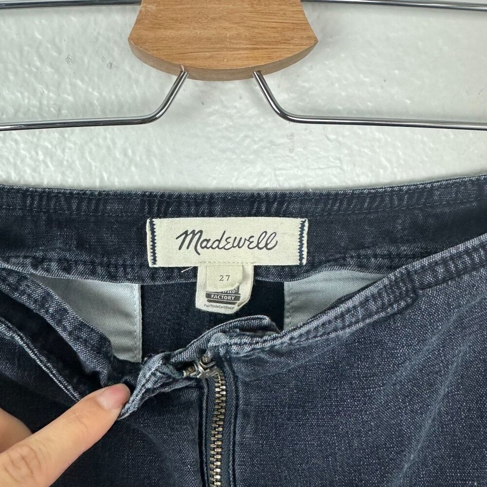 Madewell Low Slung Baggy Cargo Jeans 27 Winsom Wash Y2K Cool Grunge Alt Emo - Picture 7 of 13